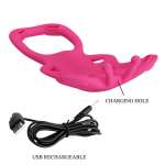 PRETTY LOVE - BUTTERFLY APP CONTROL PANTY MASSAGER PINK
