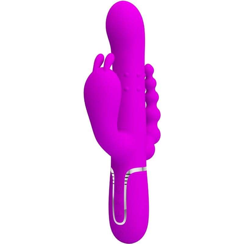 PRETTY LOVE - CAMMY TRIPLE VIBRATOR MULTIFUNCTION 4 IN 1 PINK PRETTY LOVE - CAMMY TRIPLE VIBRATOR MULTIFUNCTION 4 IN 1 PINK