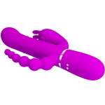PRETTY LOVE - CAMMY TRIPLE VIBRATOR MULTIFUNCTION 4 IN 1 PINK