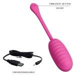PRETTY LOVE - CATALINA PINK RECHARGEABLE VIBRATING EGG FREE APP
