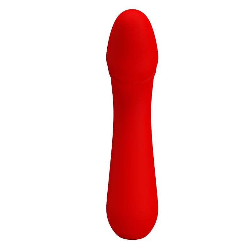 PRETTY LOVE - CETUS RECHARGEABLE VIBRATOR RED PRETTY LOVE - CETUS RECHARGEABLE VIBRATOR RED