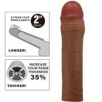 PRETTY LOVE - CHANE PENIS SLEEVE WITH 5 CM EXTENSION MULATTO