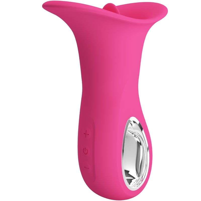 PRETTY LOVE - CLYDE ORAL VIBRATOR VIBRATING TONGUE 12 VIBRATIONS PINK PRETTY LOVE - CLYDE ORAL VIBRATOR VIBRATING TONGUE 12 VIBRATIONS PINK