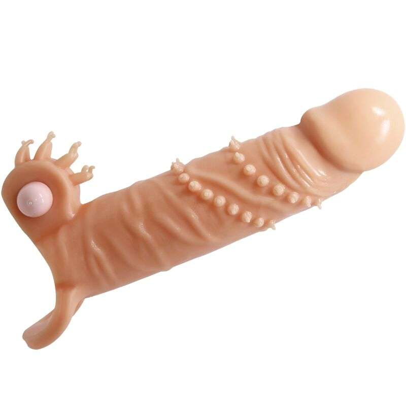 PRETTY LOVE - CONNOR PENIS SLEEVE + CLITORIS STIMULATOR FLESH PRETTY LOVE - CONNOR PENIS SLEEVE + CLITORIS STIMULATOR FLESH