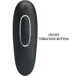 PRETTY LOVE - CORBAN ANAL VIBRATOR 10 VIBRATIONS BLACK