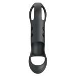 PRETTY LOVE - CRAIG RECHARGEABLE VIBRATING PENIS RING BLACK