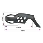 PRETTY LOVE - CRAIG RECHARGEABLE VIBRATING PENIS RING BLACK