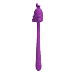PRETTY LOVE - CUTE BUNNY FLIRTING STICK FLEXIBLE VIBRATOR USB RECHARGEABLE PURPLE