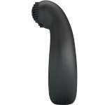 PRETTY LOVE - DAHLIA VIBRATING RING + CLITORIS STIMULATOR 12 VIBRATIONS BLACK