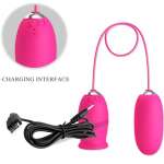 PRETTY LOVE - DAISY VIBRATING EGG + CLITORIS STIMULATING TONGUE PINK