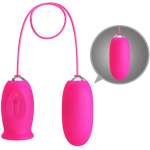 PRETTY LOVE - DAISY VIBRATING EGG + CLITORIS STIMULATING TONGUE PINK