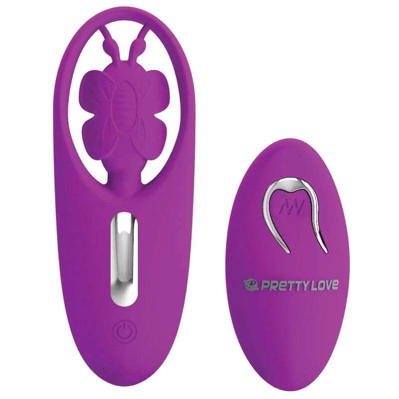 PRETTY LOVE - DANCING BUTTERFLY STIMULATOR FOR PANTIES WITH REMOTE CONTROL LILAC PRETTY LOVE - DANCING BUTTERFLY STIMULATOR FOR PANTIES WITH REMOTE CONTROL LILAC