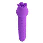 PRETTY LOVE - DANNELL RECHARGEABLE ORAL AND CLITORAL STIMULATOR VIBRATOR PURPLE