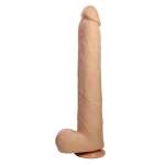PRETTY LOVE - DANY FLEXIBLE REALISTIC DILDO WITH SUCTION CUP 36 CM -Ø- 5.6 CM
