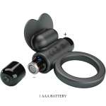 PRETTY LOVE - DEBONAIRE VIBRATING RING RABBIT 10 VIBRATIONS BLACK
