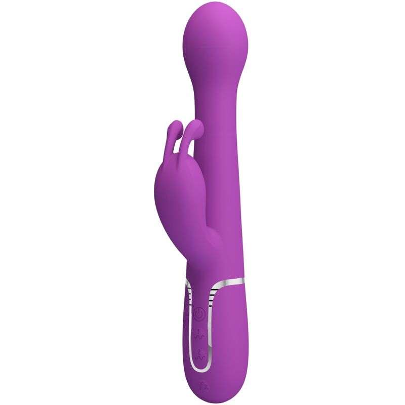 PRETTY LOVE - DEJON 3 IN 1 MULTIFUNCTION RABBIT VIBRATOR PURPLE PRETTY LOVE - DEJON 3 IN 1 MULTIFUNCTION RABBIT VIBRATOR PURPLE