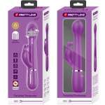 PRETTY LOVE - DEJON 3 IN 1 MULTIFUNCTION RABBIT VIBRATOR PURPLE