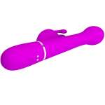 PRETTY LOVE - Dejon rabbit-vibraattori 3 In 1 monitoimi Violet