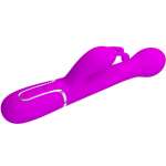 PRETTY LOVE - Dejon rabbit-vibraattori 3 In 1 monitoimi Violet