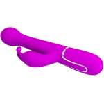 PRETTY LOVE - Dejon rabbit-vibraattori 3 In 1 monitoimi Violet