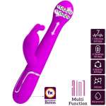PRETTY LOVE - Dejon rabbit-vibraattori 3 In 1 monitoimi Violet