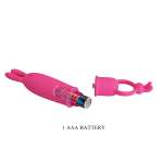 PRETTY LOVE - DELIA RABBIT VIBRATOR WITH RESISTANCE RING