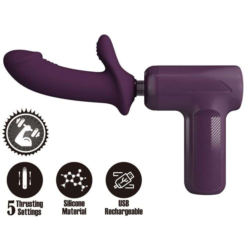 PRETTY LOVE - DJ SCHOLAR MASSAGER 5 SETTINGS PURPLE PRETTY LOVE - DJ SCHOLAR MASSAGER 5 SETTINGS PURPLE