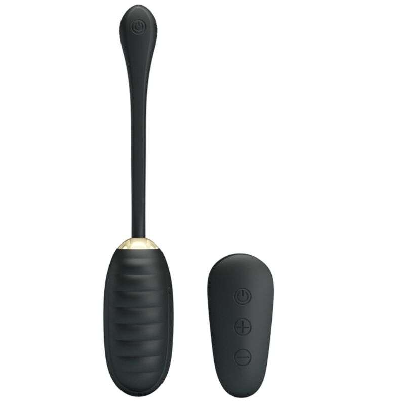 PRETTY LOVE - DOREEN LUXURY RECHARGEABLE VIBRATING EGG BLACK REMOTE CONTROL PRETTY LOVE - DOREEN LUXURY RECHARGEABLE VIBRATING EGG BLACK REMOTE CONTROL