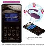 PRETTY LOVE - DOREEN PURPLE RECHARGEABLE VIBRATING EGG