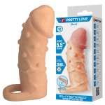 PRETTY LOVE - DORT PENIS EXTENSION SLEEVE 14 CM Ø 4 CM NATURAL