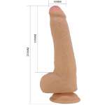 PRETTY LOVE - DRACO REALISTIC DILDO 23 CM FLESH