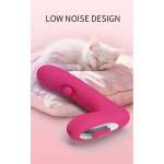 PRETTY LOVE - DUDEN RECHARGEABLE SILICONE VIBRATOR 12 VIBRATION MODES AND 3 ROCKING MODES PINK