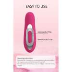 PRETTY LOVE - DUDEN RECHARGEABLE SILICONE VIBRATOR 12 VIBRATION MODES AND 3 ROCKING MODES PINK