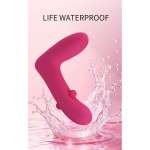PRETTY LOVE - DUDEN RECHARGEABLE SILICONE VIBRATOR 12 VIBRATION MODES AND 3 ROCKING MODES PINK