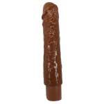 PRETTY LOVE - DUKE REALISTIC VIBRATOR 23.5 CM Ø 4.8 CM BROWN