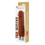 PRETTY LOVE - DUKE REALISTIC VIBRATOR 23.5 CM Ø 4.8 CM BROWN