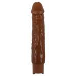 PRETTY LOVE - DUKE REALISTIC VIBRATOR 23.5 CM Ø 4.8 CM BROWN