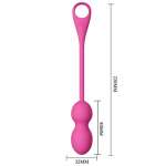 PRETTY LOVE - ELVIRA PINK RECHARGEABLE VIBRATING BALLS