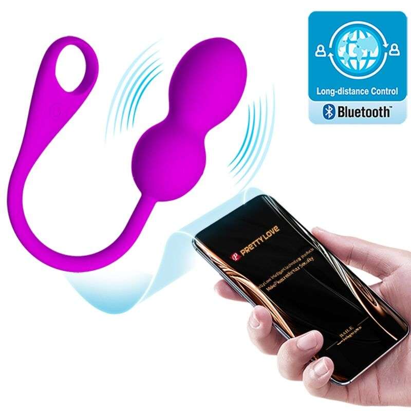 PRETTY LOVE - ELVIRA RECHARGEABLE VIBRATING BALLS PURPLE PRETTY LOVE - ELVIRA RECHARGEABLE VIBRATING BALLS PURPLE