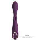PRETTY LOVE - EMMA RABBIT PURPLE VIBRATOR WITH STIMULATOR