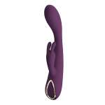PRETTY LOVE - EMMA RABBIT PURPLE VIBRATOR WITH STIMULATOR