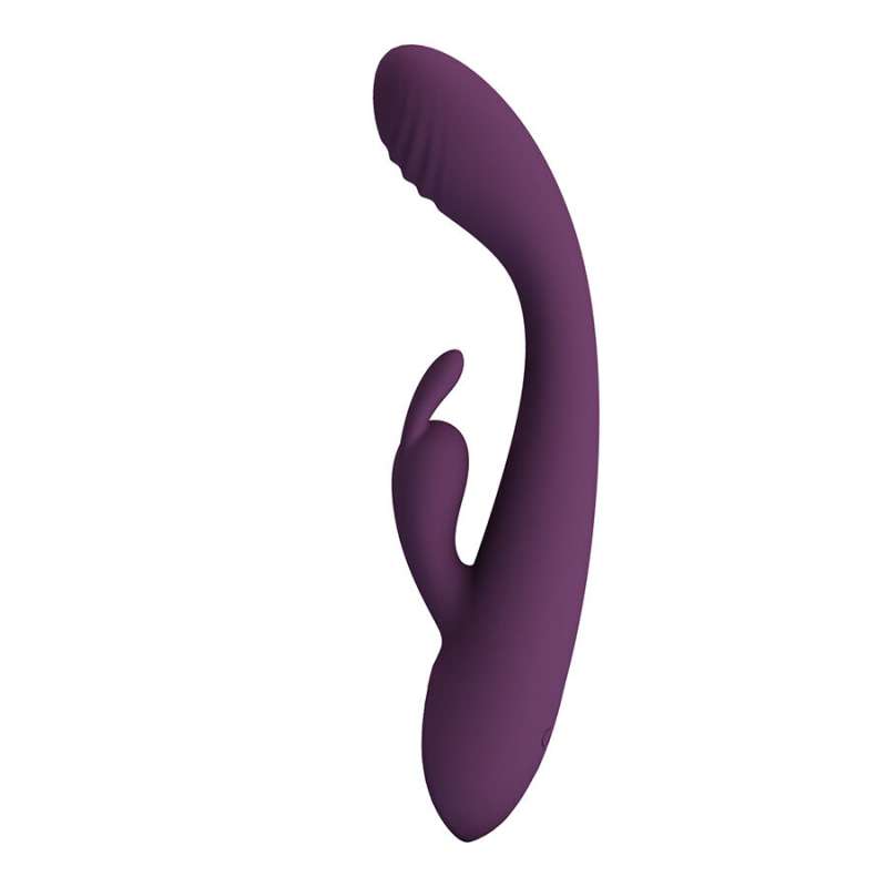 PRETTY LOVE - EMMA RABBIT PURPLE VIBRATOR WITH STIMULATOR PRETTY LOVE - EMMA RABBIT PURPLE VIBRATOR WITH STIMULATOR