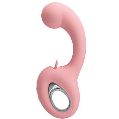 PRETTY LOVE - ERYNNYES G-SPOT VIBRATOR + CLITORIS STIMULATOR 10 VIBRATIONS PINK