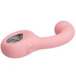 PRETTY LOVE - ERYNNYES G-SPOT VIBRATOR + CLITORIS STIMULATOR 10 VIBRATIONS PINK