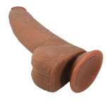 PRETTY LOVE - EVANDER FLEXIBLE REALISTIC DILDO WITH SUCTION CUP 23 CM -Ø- 4.9 CM