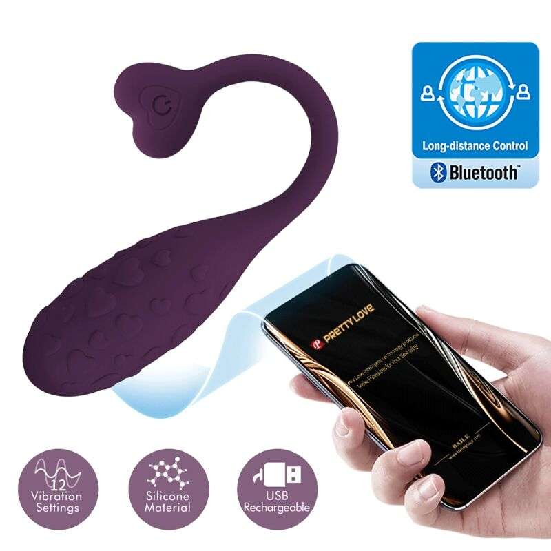 PRETTY LOVE - FISHERMAN APP CONTROLLED VIBRATING EGG LILA PRETTY LOVE - FISHERMAN APP CONTROLLED VIBRATING EGG LILA