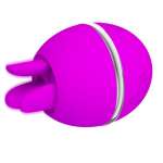 PRETTY LOVE - GEMINI BALL PURPLE ROUND SILICONE VIBRATOR
