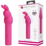 PRETTY LOVE - GERARDO FUSCHIA RABBIT SILICONE VIBRATOR