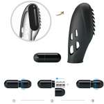 PRETTY LOVE - GILO SILICONE FINGER VIBRATOR BLACK