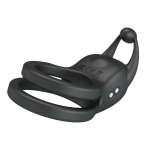 PRETTY LOVE - GOODWIN RECHARGEABLE DOUBLE VIBRATING COCK RING BLACK